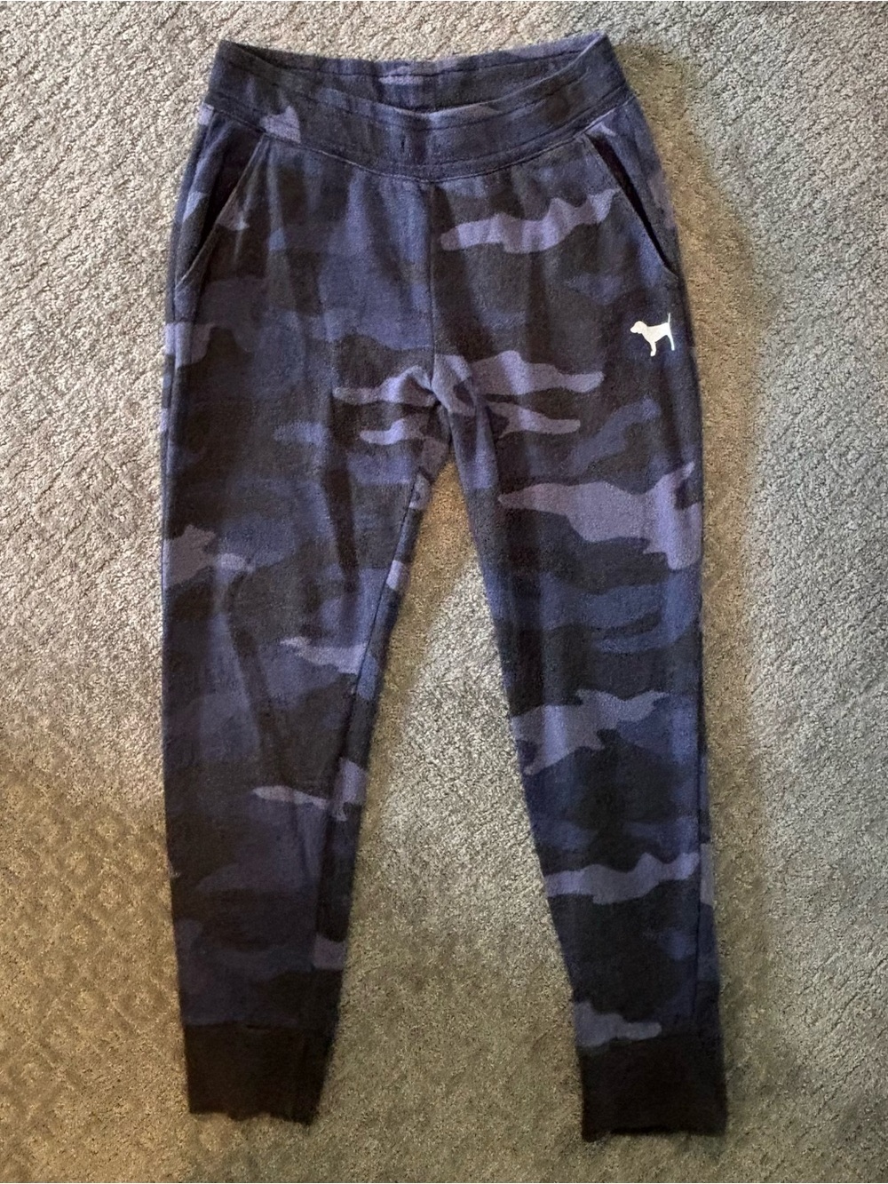 PINK Victoria’s Secret Dark Camo Joggers Lounge Pants💙🖤